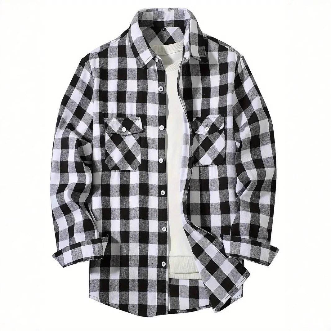 Flannel Shirt Lined - Chemise-veste en flanelle doublée en sherpa