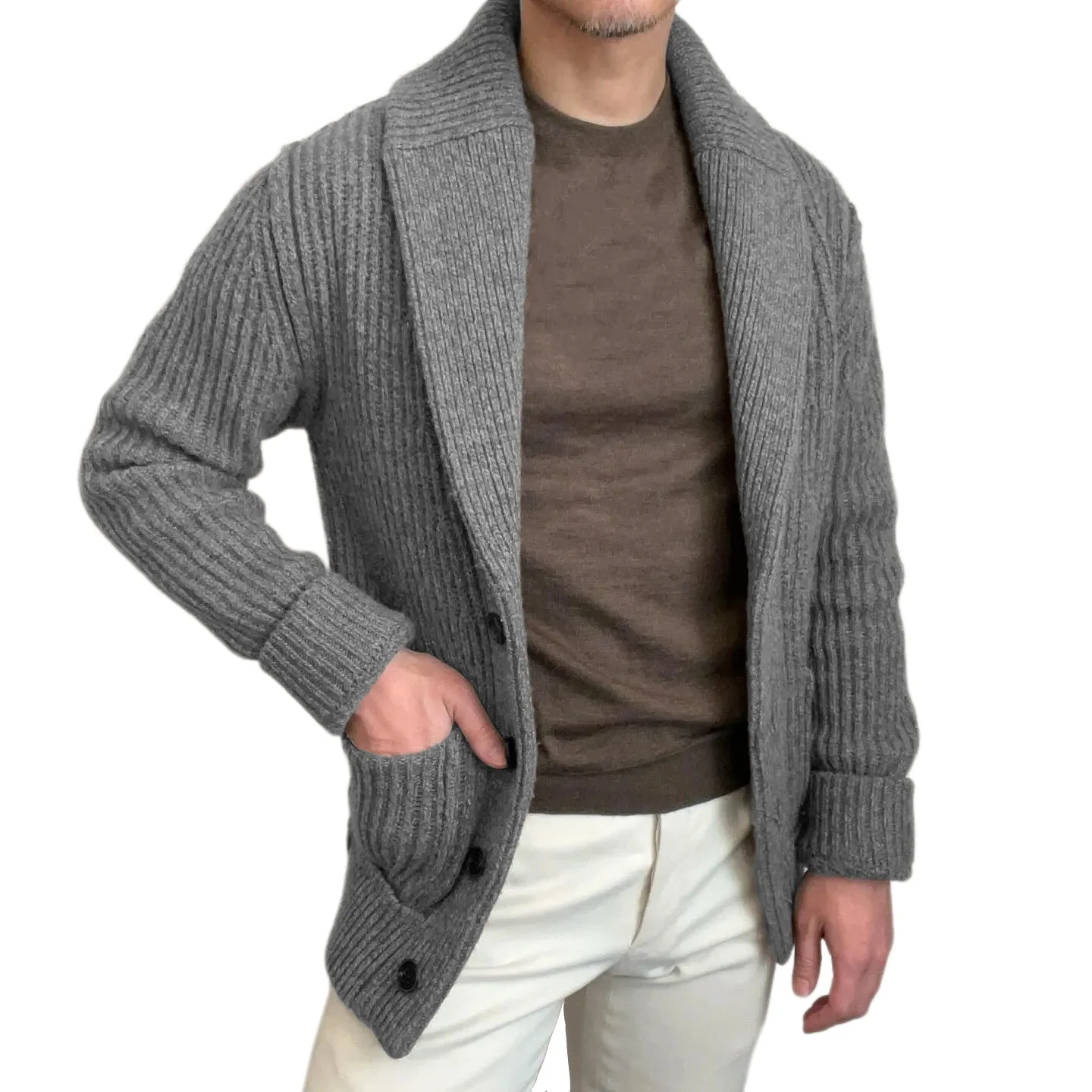 Chandails pour hommes Cardigan - Down Jacket Packable avis et prix