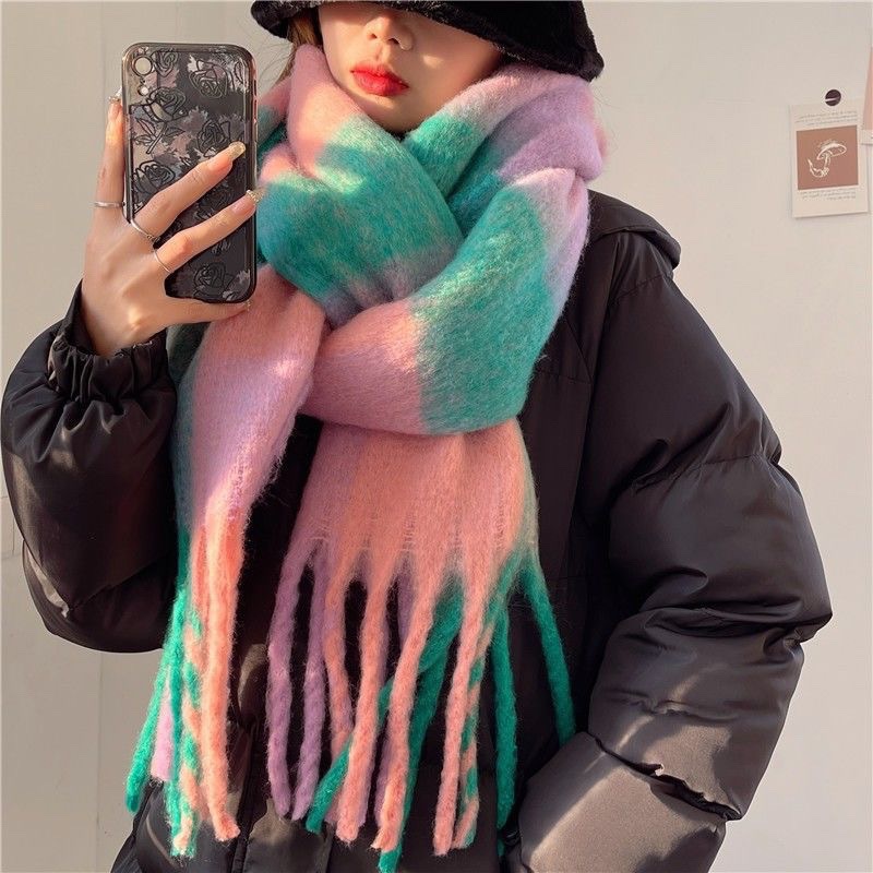 2025New hiver épais chaud écha - Cashmere Pashmina Wrap avis et prix