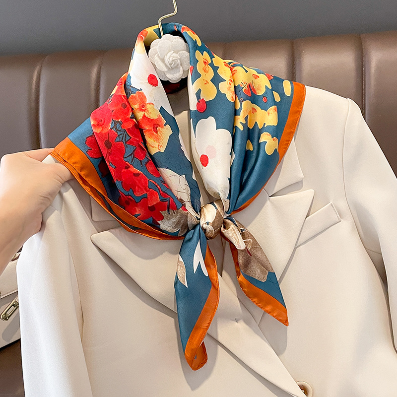 70x70 cm foulard en soie carré - Shawl Wrap Winter avis et prix