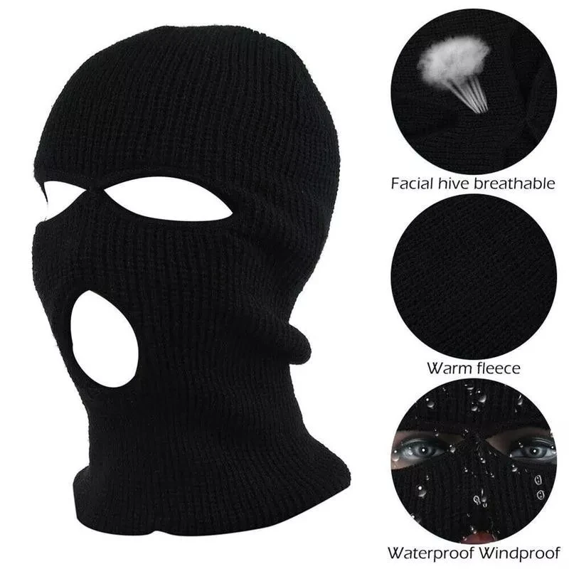 Bonnet tricoté coupe-vent inté - Knit Beanie Hat Warm avis et prix