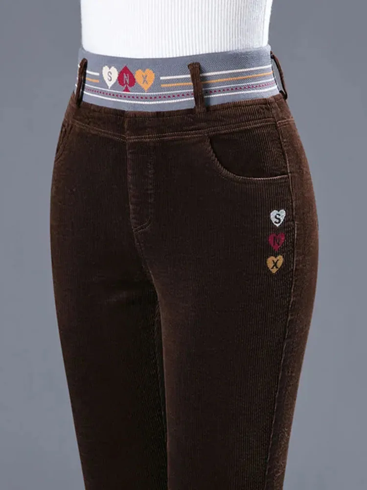 Pantalon crayon doublé en pelu - Corduroy Pant Warm avis et prix